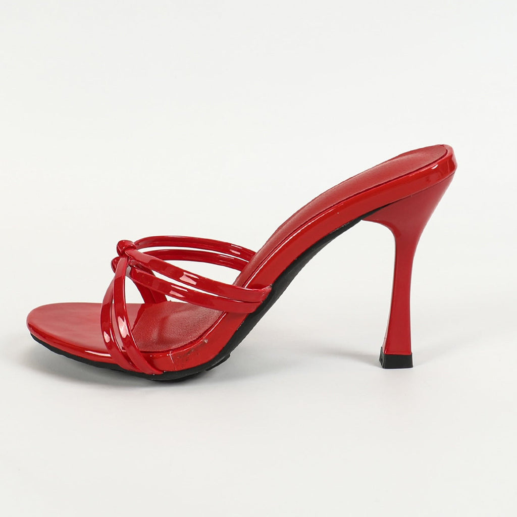 Round Toe Outer Single Stiletto Heel Women Sandals Solid Color plus Size Open Toe Sandals