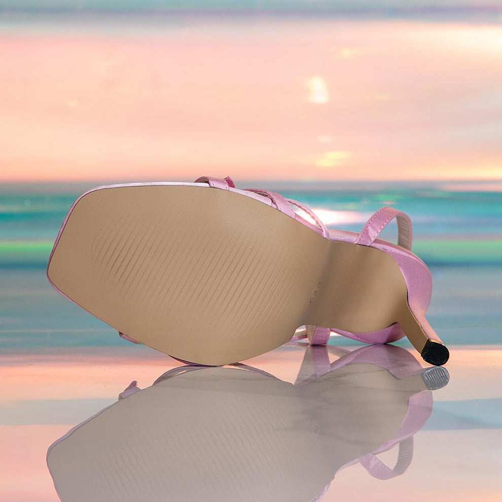 High Heel Women Bow Cross Strap High Heels Rhinestone Women High Heels