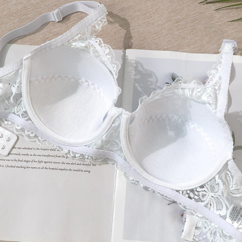 Cotton Cloud Lace Support Bra