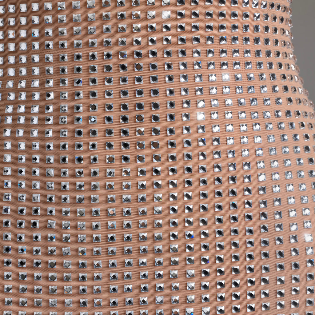 Crystal Halter Backless Mini